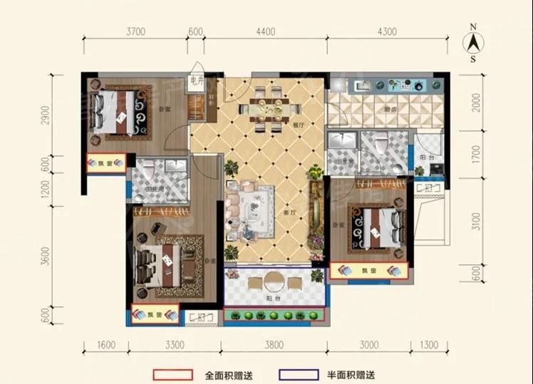 洋丰·象山玉园户型图