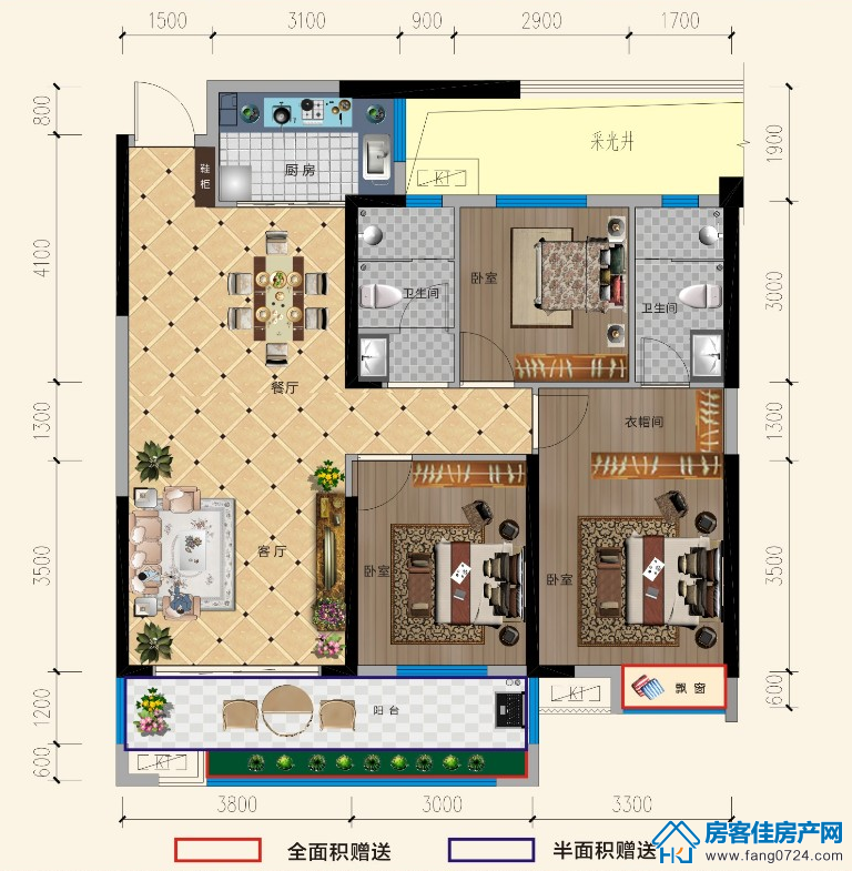 洋丰·象山玉园户型图