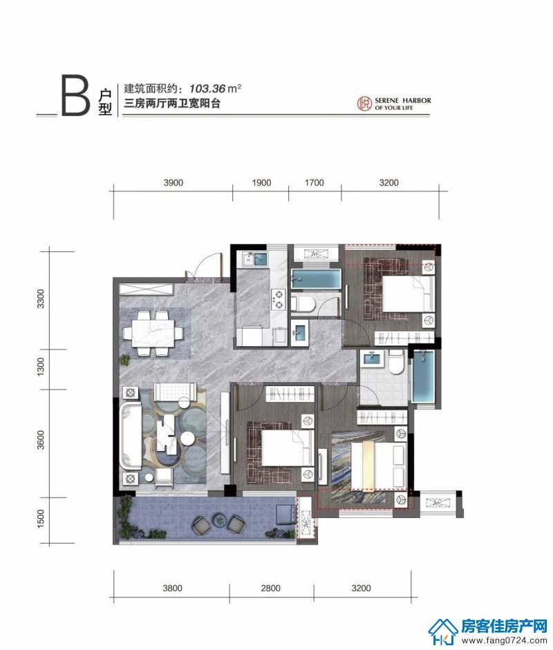 泓盈溪悦湾户型图