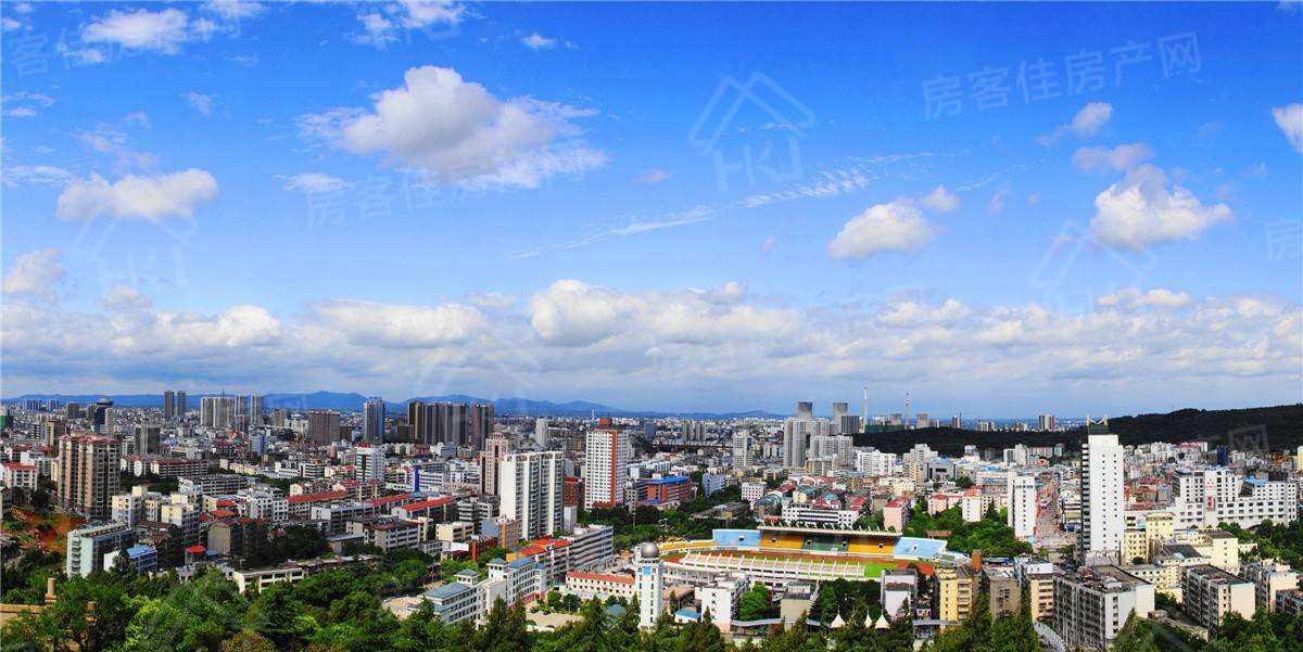 荆门鸟瞰图