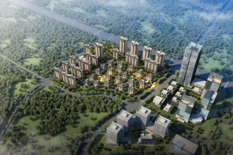 汇金中心·金樾府鸟瞰图 汇金中心·金樾府鸟瞰图