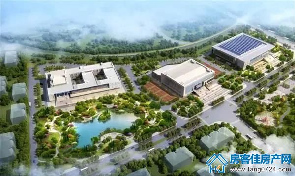 “六馆一中心”效果图 “六馆一中心”效果图
