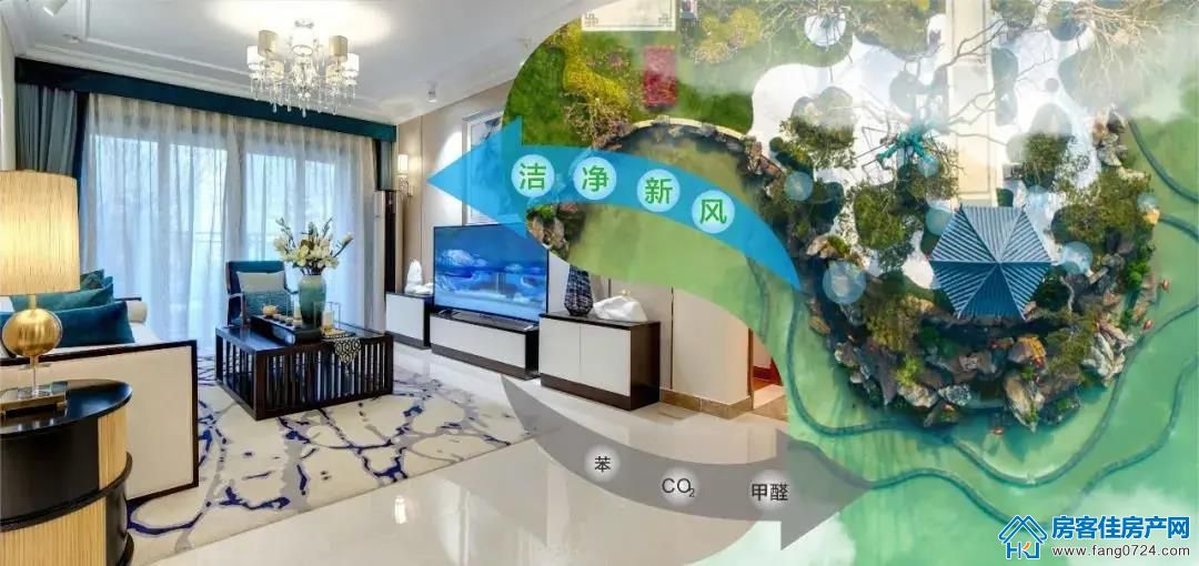 恒大云湖上苑智能新风系统示意图
