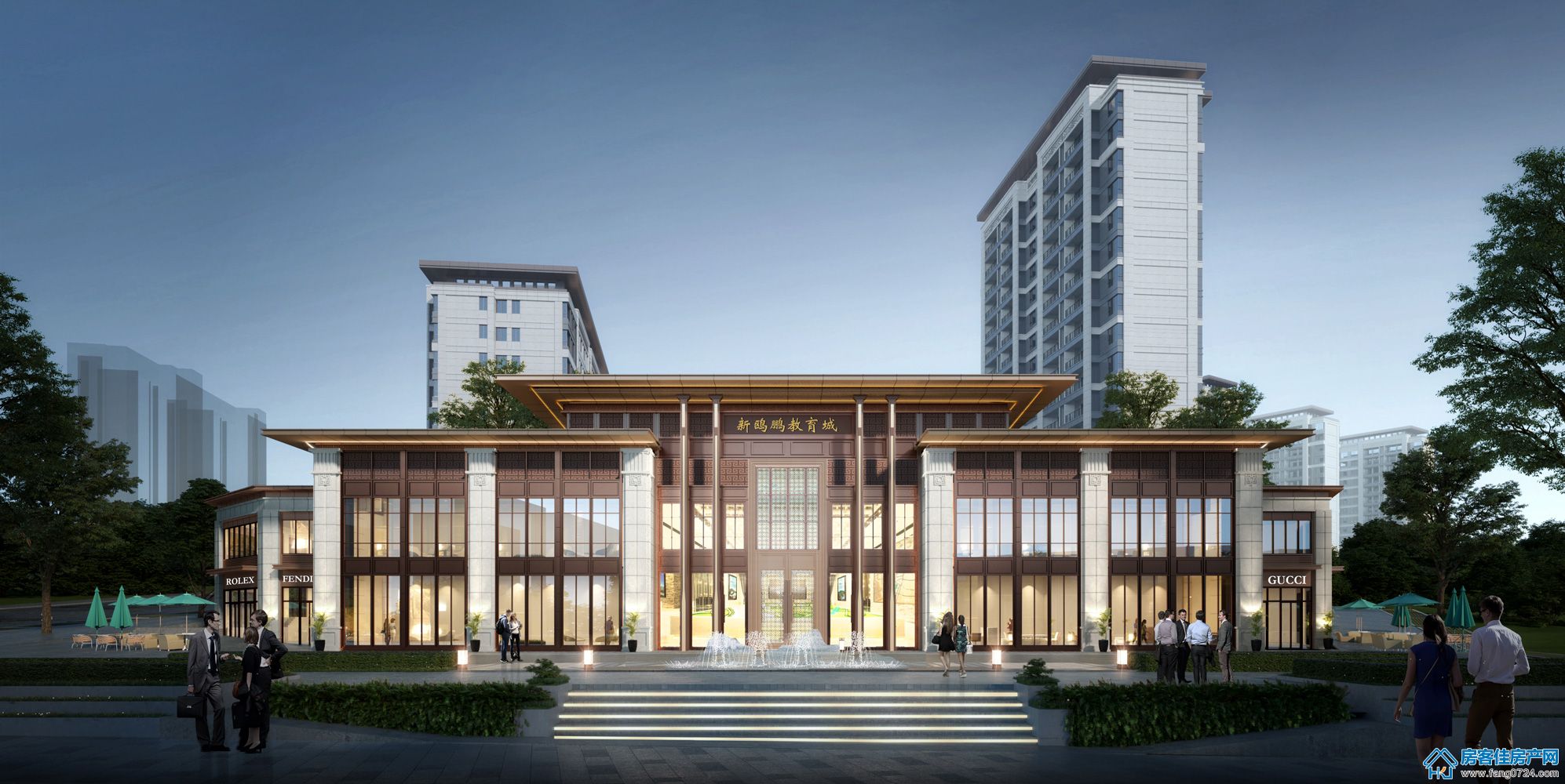 新鸥鹏教育城拉菲公馆效果图