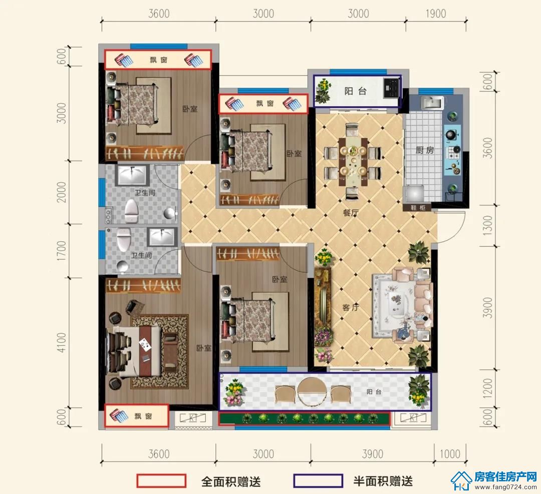 洋丰·象山玉园户型图 洋丰·象山玉园户型图