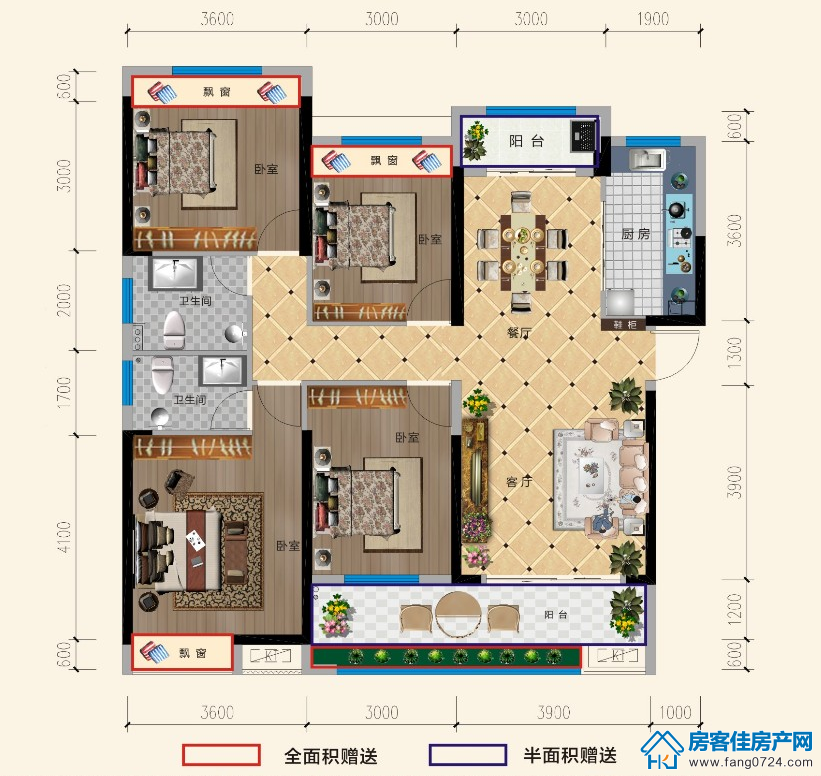 洋丰·象山玉园户型图 洋丰·象山玉园户型图